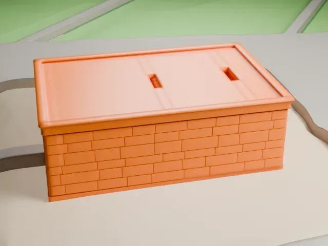 Temple of Debod model, North view
