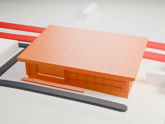 Termas de Río Hondo Motorsport Museum model, South view