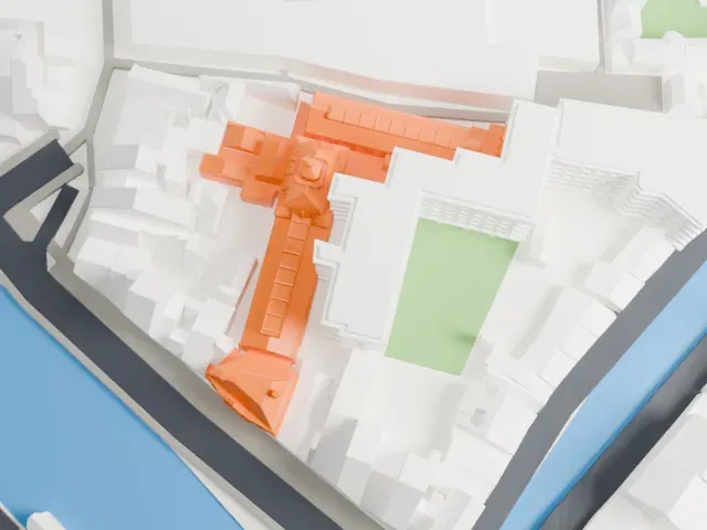 Teylers Museum model, East view