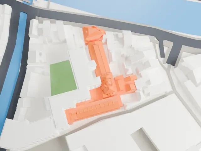 Teylers Museum model, North view