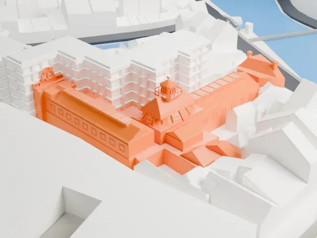 Teylers Museum model, West view