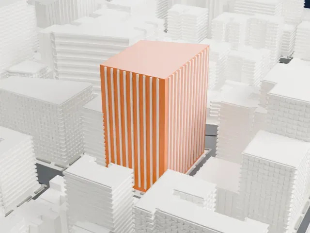 The Ansonia model, East view