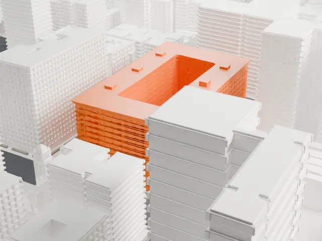 The Belnord model, East view