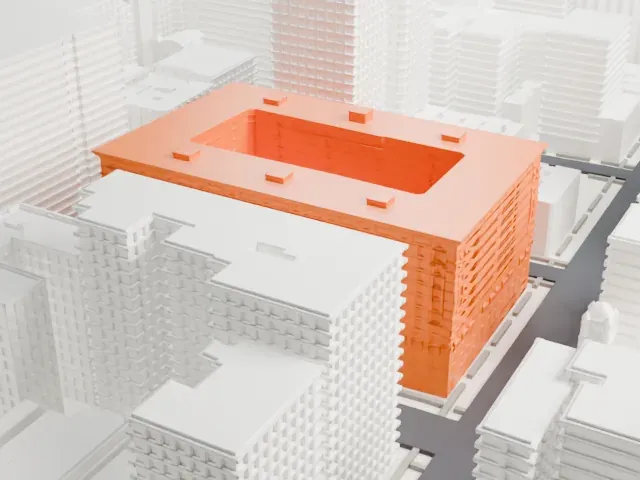 The Belnord model, South view