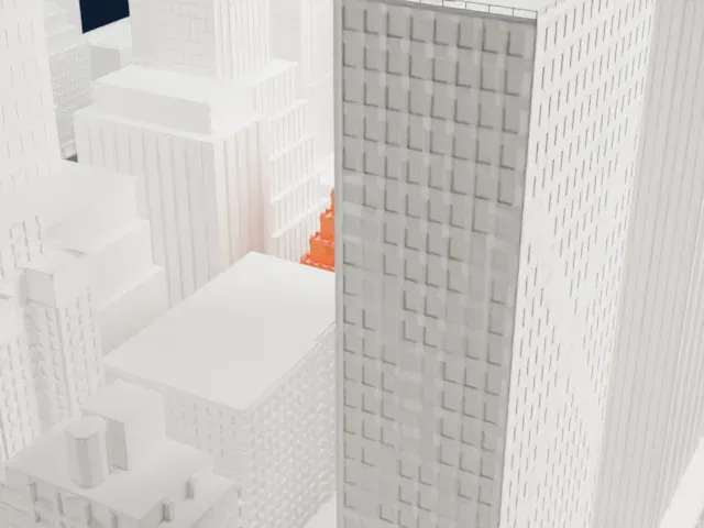 The Benjamin Royal Sonesta New York model, South view