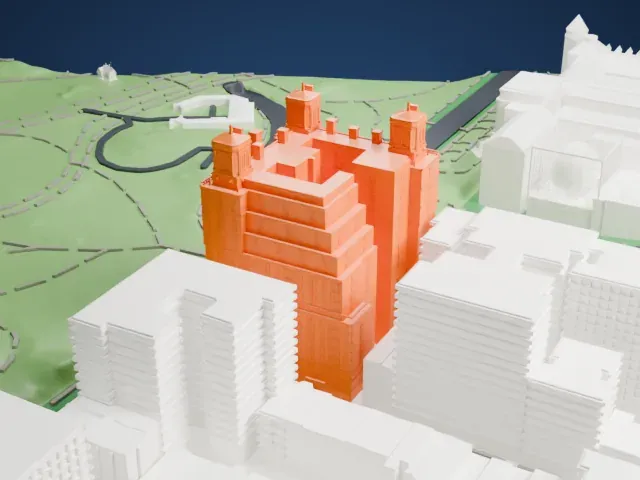 The Beresford model, North view