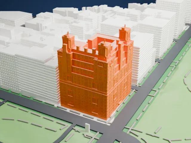 The Beresford model, South view