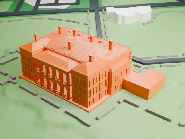 The Breakers model, East view