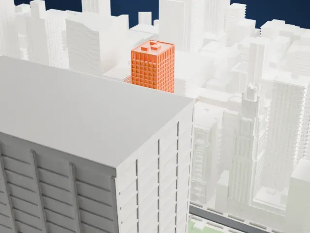 The Bryant model, North view
