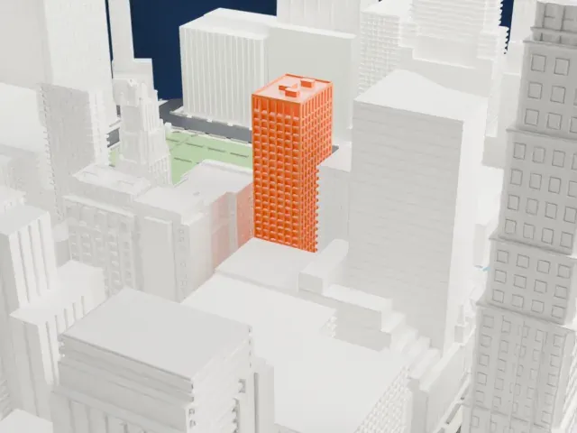 The Bryant model, South view
