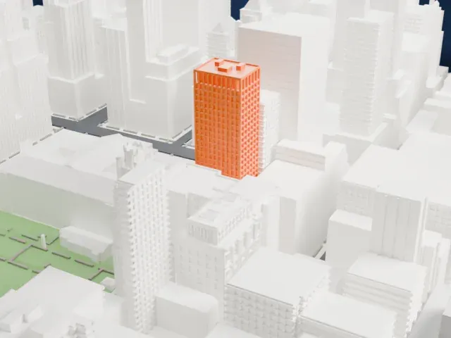 The Bryant model, West view