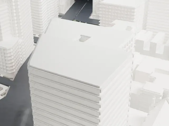 The Dorilton model, South view
