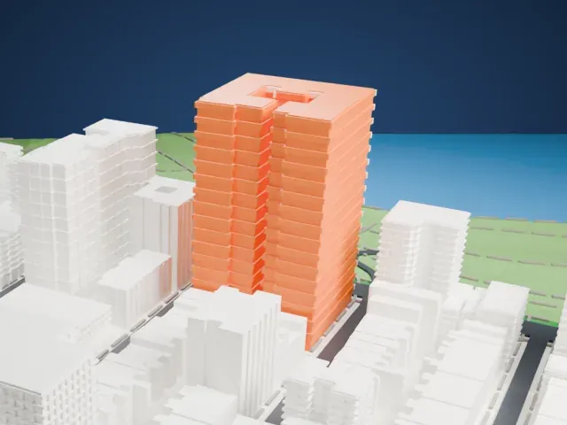 The El Dorado model, West view