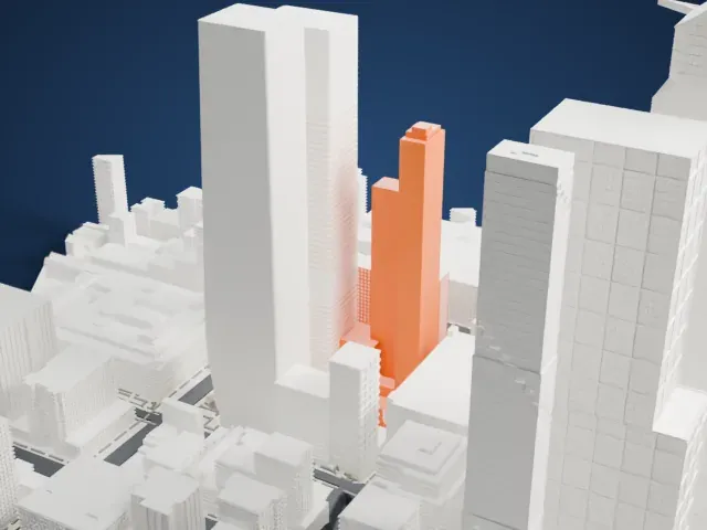 The Eugene model, North view
