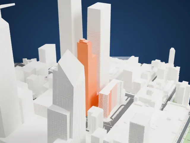 The Eugene model, West view
