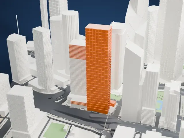 The Henderson model, North view