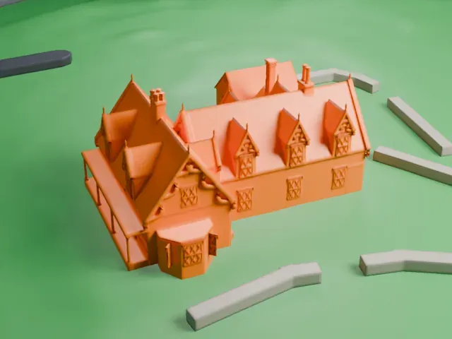The Hermitage, Ho-Ho-Kus model, East view