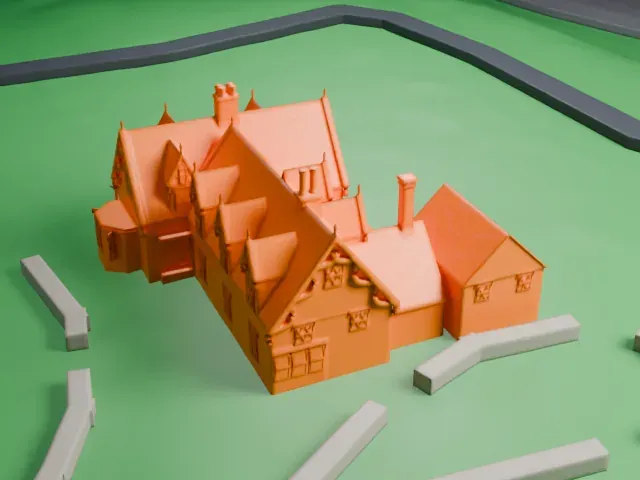 The Hermitage, Ho-Ho-Kus model, North view
