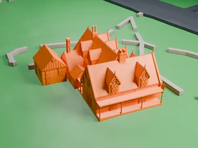 The Hermitage, Ho-Ho-Kus model, South view