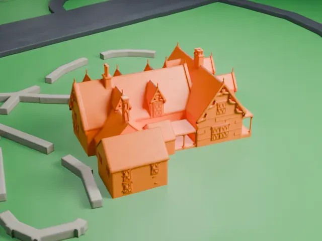The Hermitage, Ho-Ho-Kus model, West view