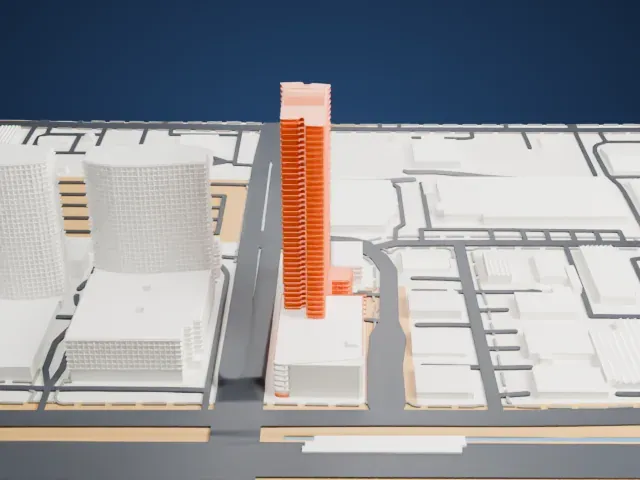 The Martin model, East view