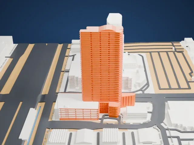 The Martin model, North view