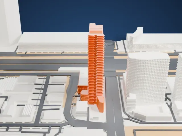 The Martin model, West view