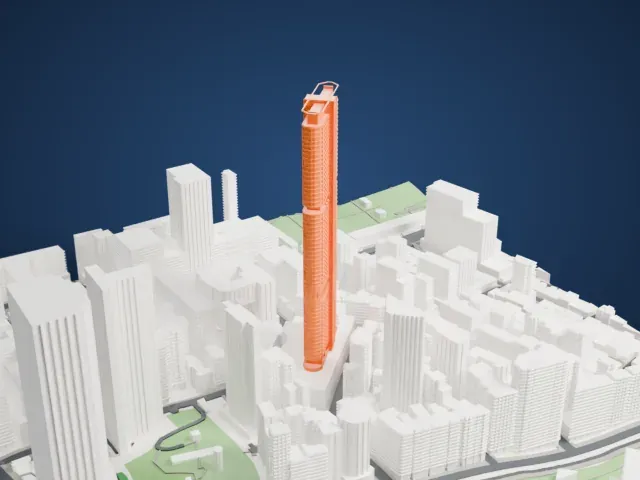 The Masterpiece (Hong Kong) model, East view