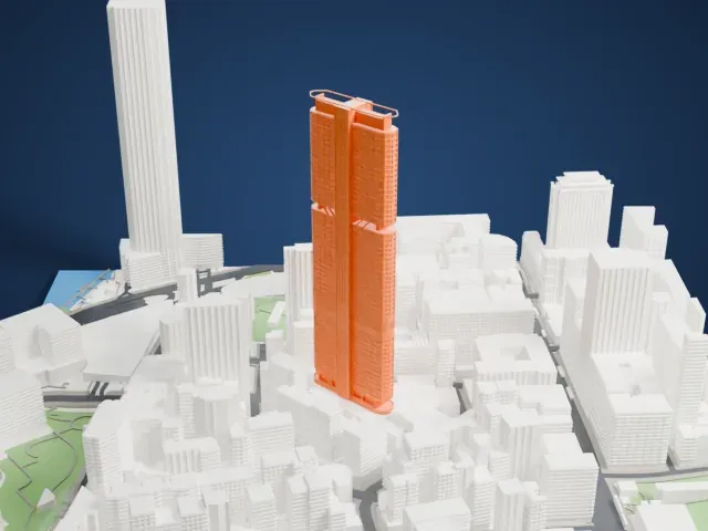 The Masterpiece (Hong Kong) model, North view