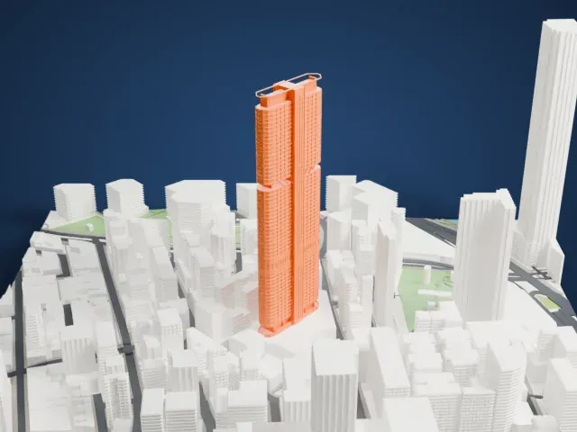 The Masterpiece (Hong Kong) model, West view