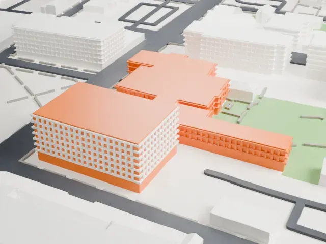 The Newark Museum of Art model, North view