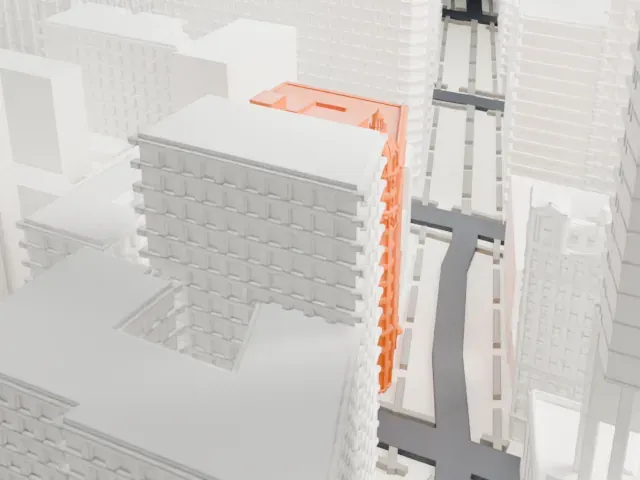 The NoMad model, North view