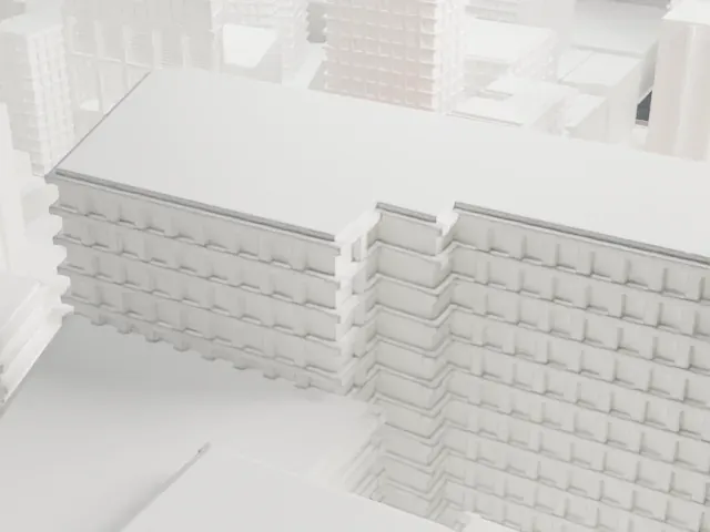 The NoMad model, South view