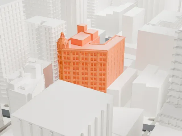The NoMad model, West view