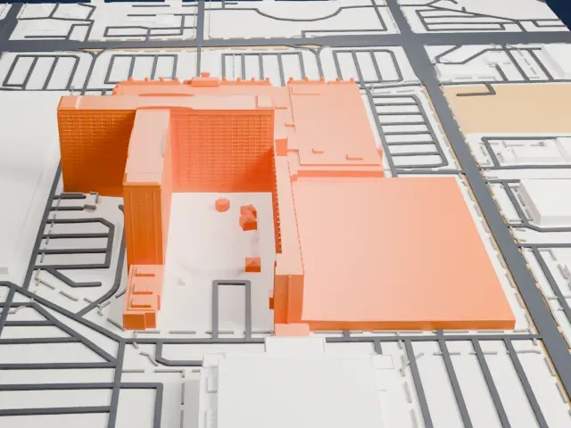 The Orleans model, North view