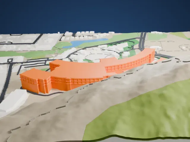 The Phoenician model, North view