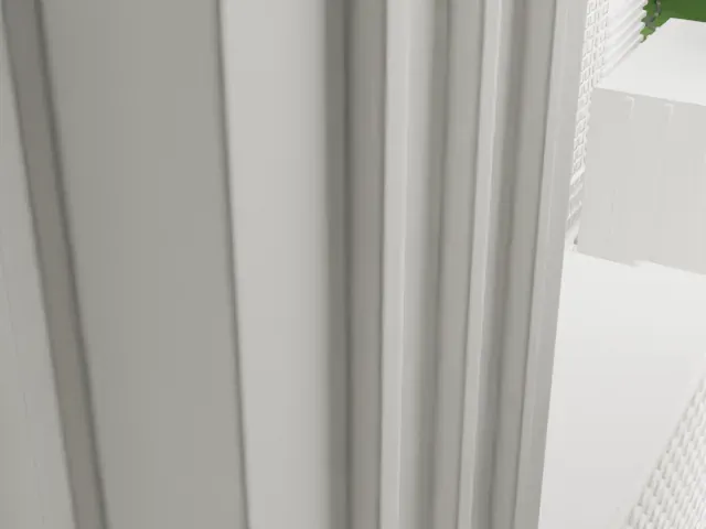 The Quin model, South view
