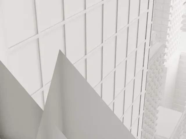 The Quin model, West view