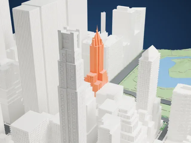 The Sherry-Netherland model, East view