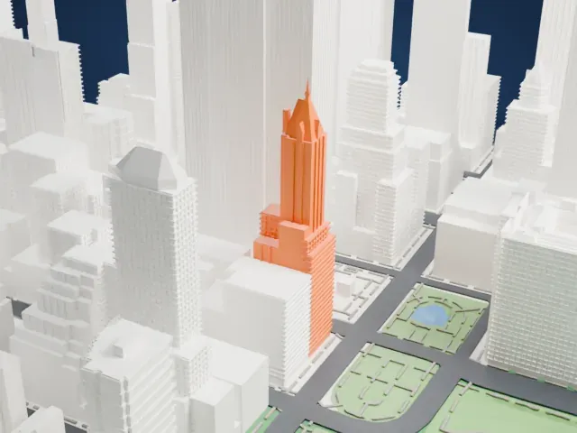 The Sherry-Netherland model, North view