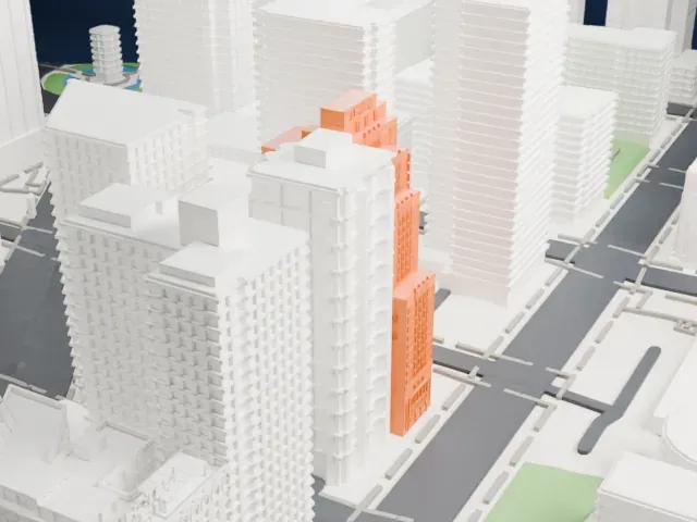 The Sofia model, North view
