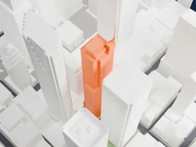 The St. Regis Toronto model, North view