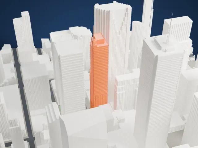 The St. Regis Toronto model, West view