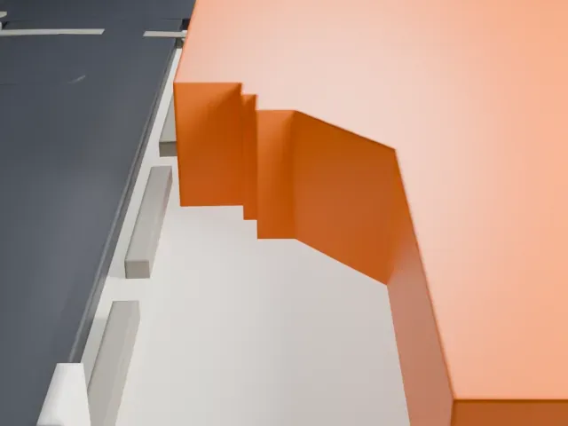 The Van Buren model, West view