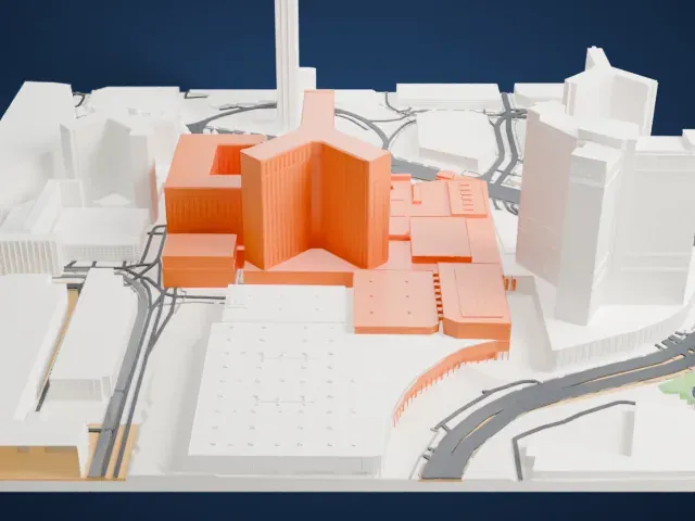 The Venetian Las Vegas model, East view