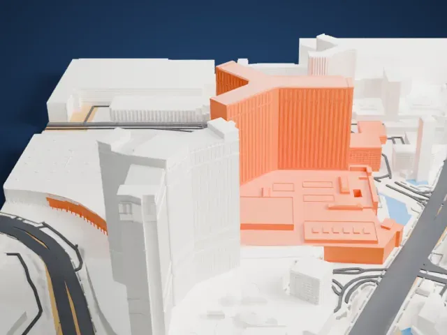 The Venetian Las Vegas model, North view