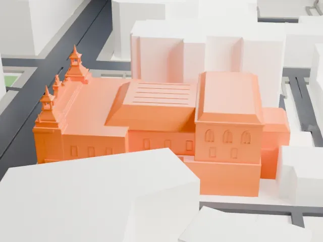 Theater des Westens model, East view