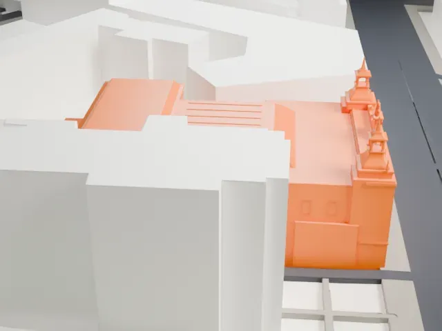 Theater des Westens model, West view