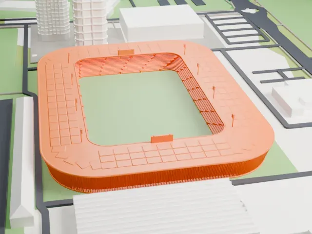 Thermoplan Arena model, North view