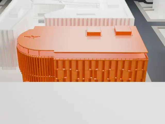 Thunderbird School of Global Management Building model, South view